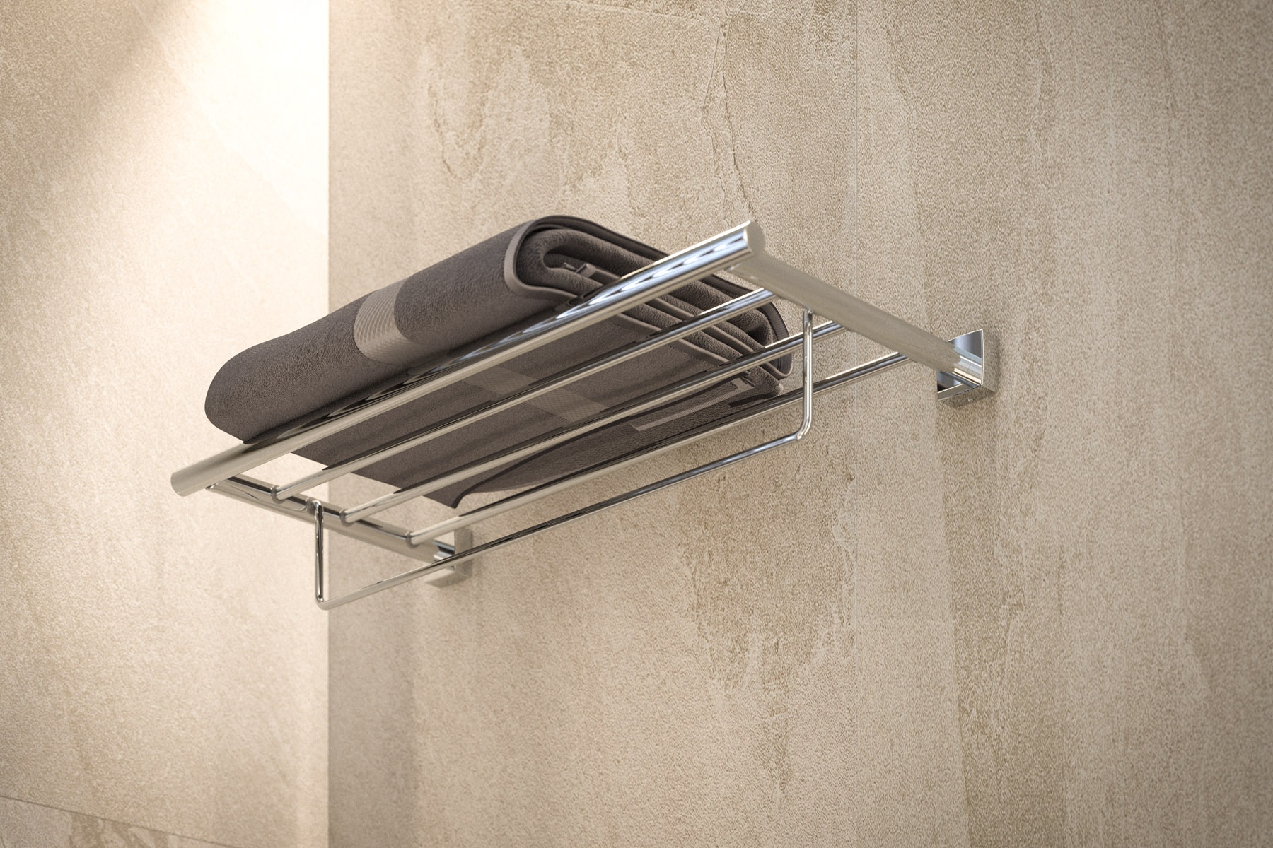 ESP 042 Полка для полотенец со штангой 60 cm FBS Esperado - Вид №2