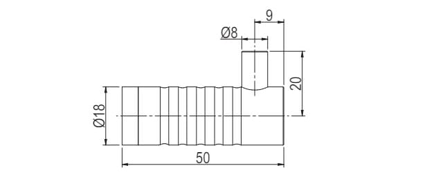 Вешалка для халатов / держатель для полотенец из нержавеющей стали Super Inox OPLUS ARCH-00092256 - Вид №2