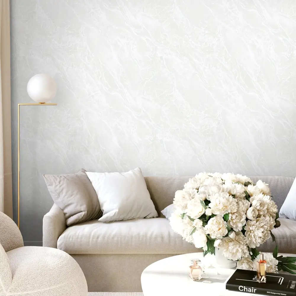 Обои флизелиновые Erismann Корфу белые 1.06 м 61062-02 STLM-2100127 - Вид №5