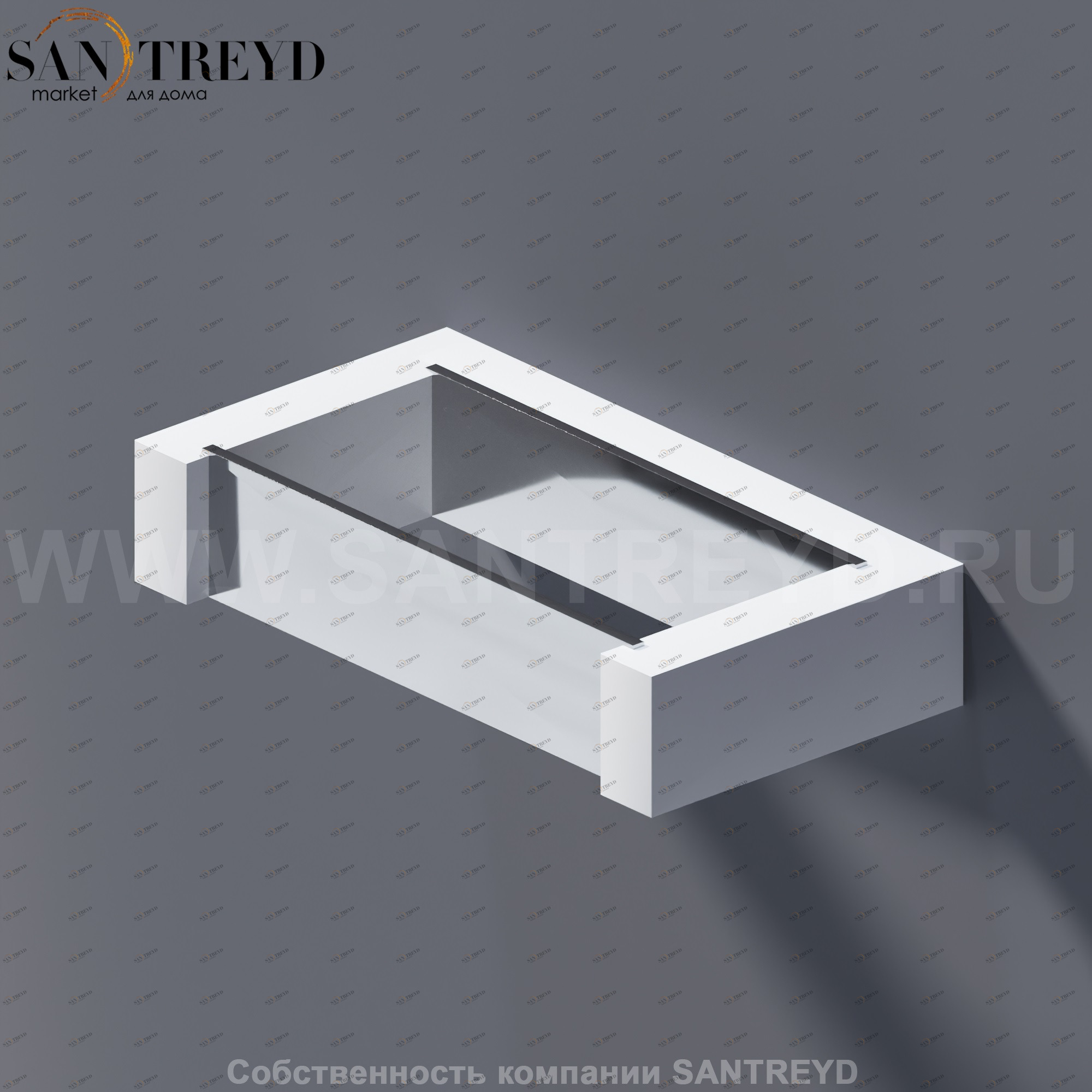 Agape PORTO Держатель для туалетной бумаги белый APOR0559