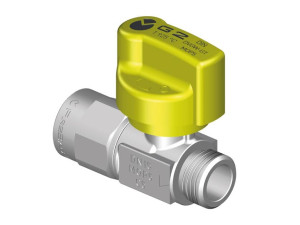 Прямой клапан с резьбой Firebag® для газовых приборов и шлангов