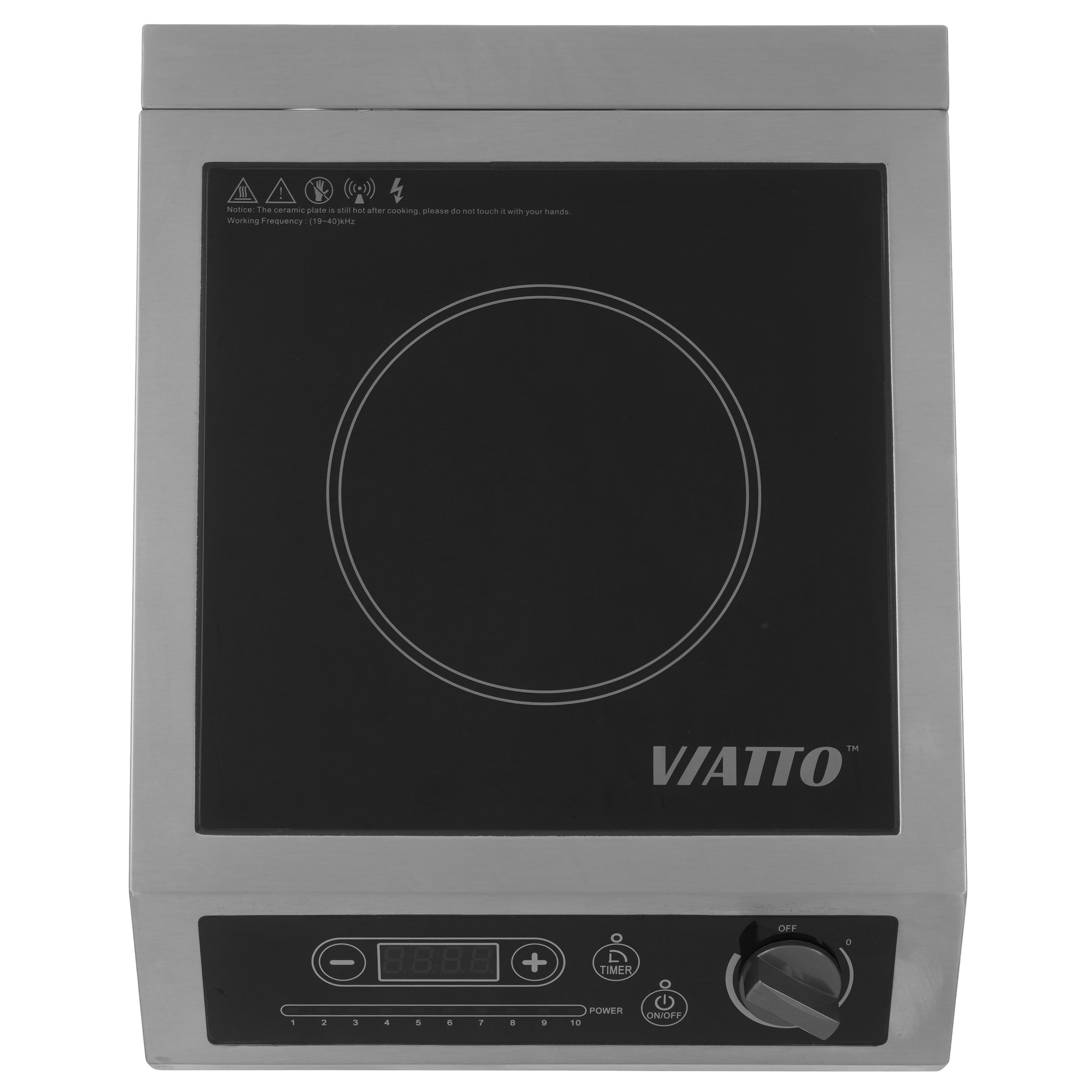 9909607 Плита компактная электрическая VIATTO VA‑IC3520PRO серебристый STDN-0018843
