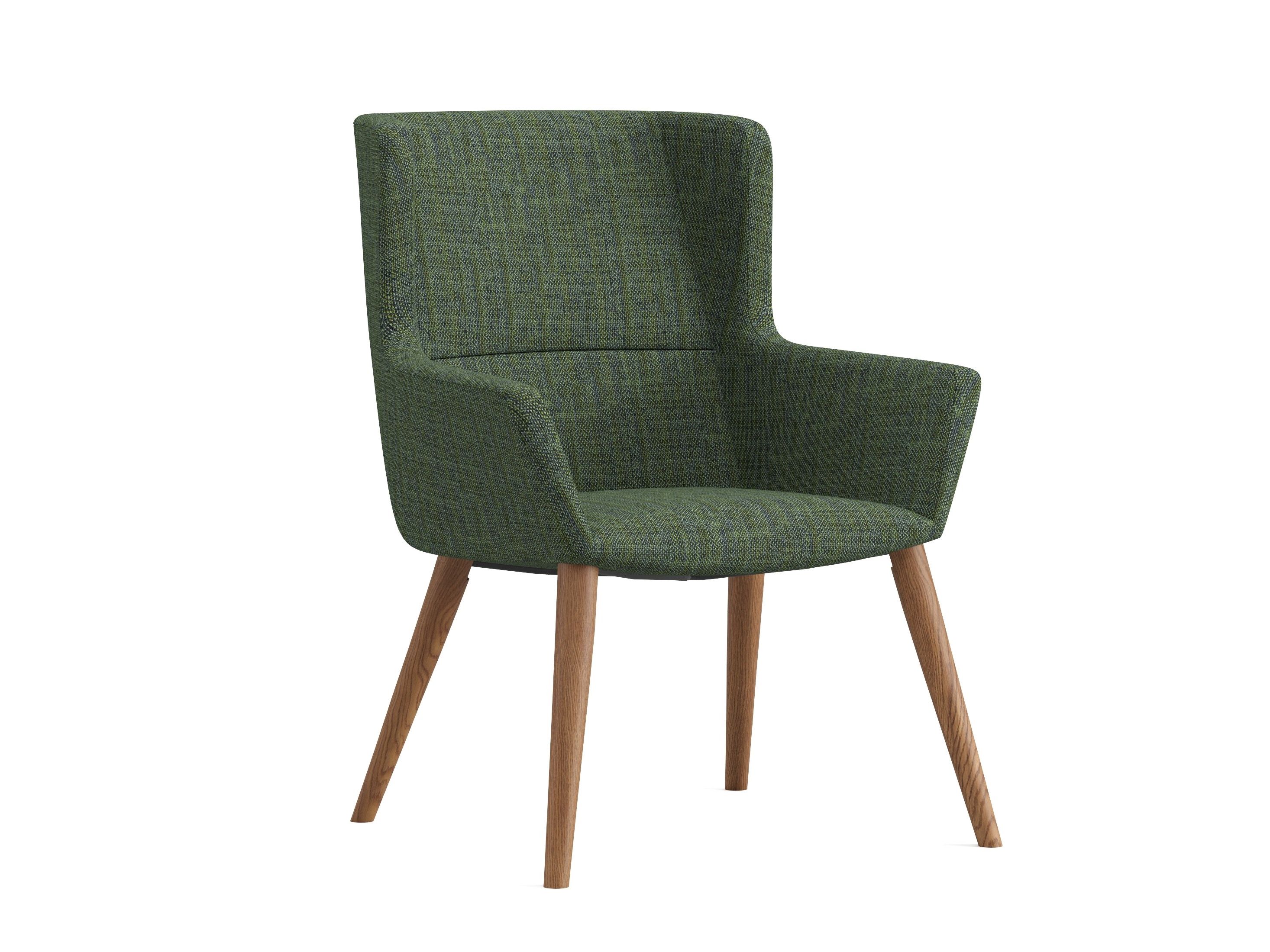 Тканевый стул с подлокотниками для залов ожидания Ersa ARCH-00072503 - Вид №2