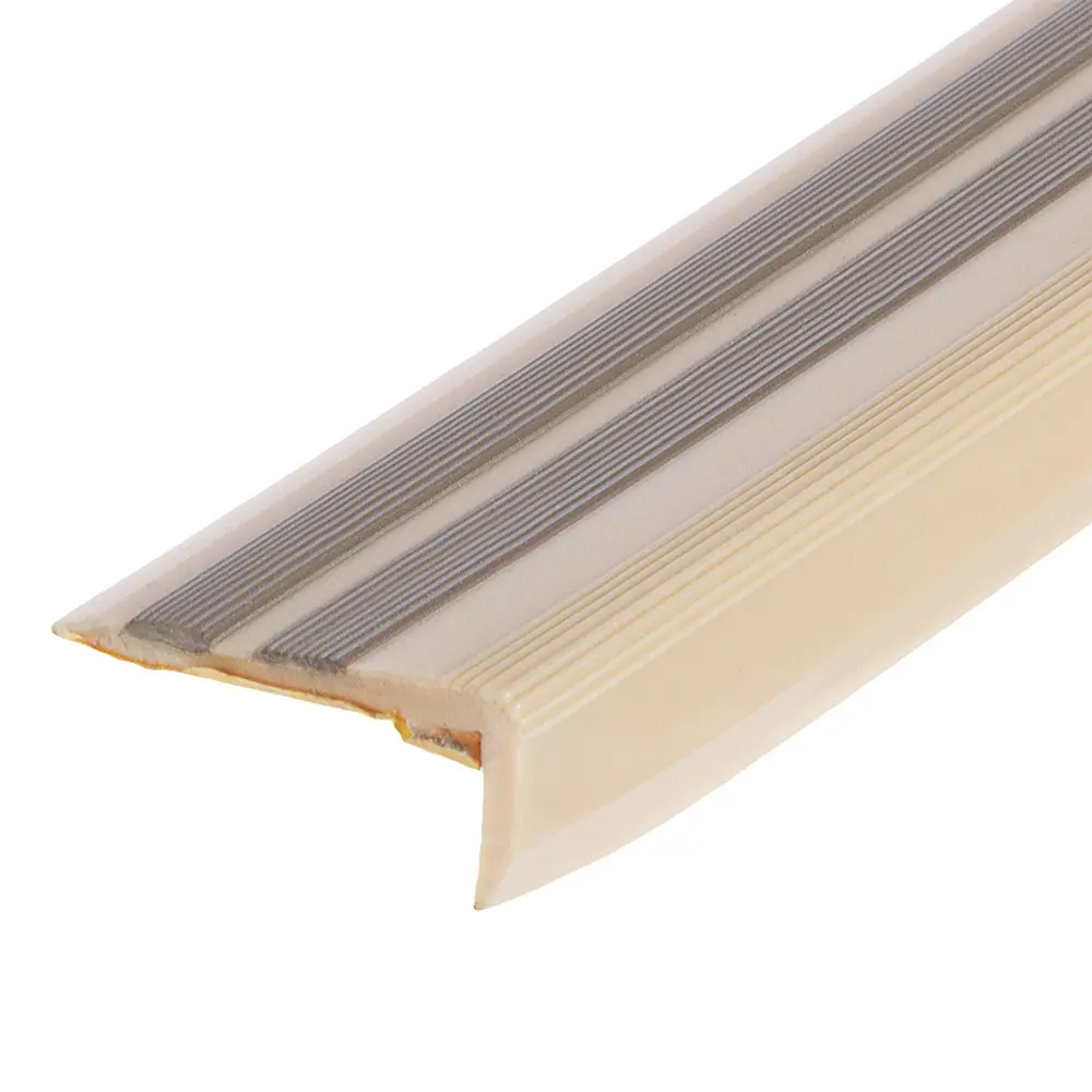 Порог угловой (угол) антискользящий 40х15х900 мм цвет ольха TPlast STLM-2055480