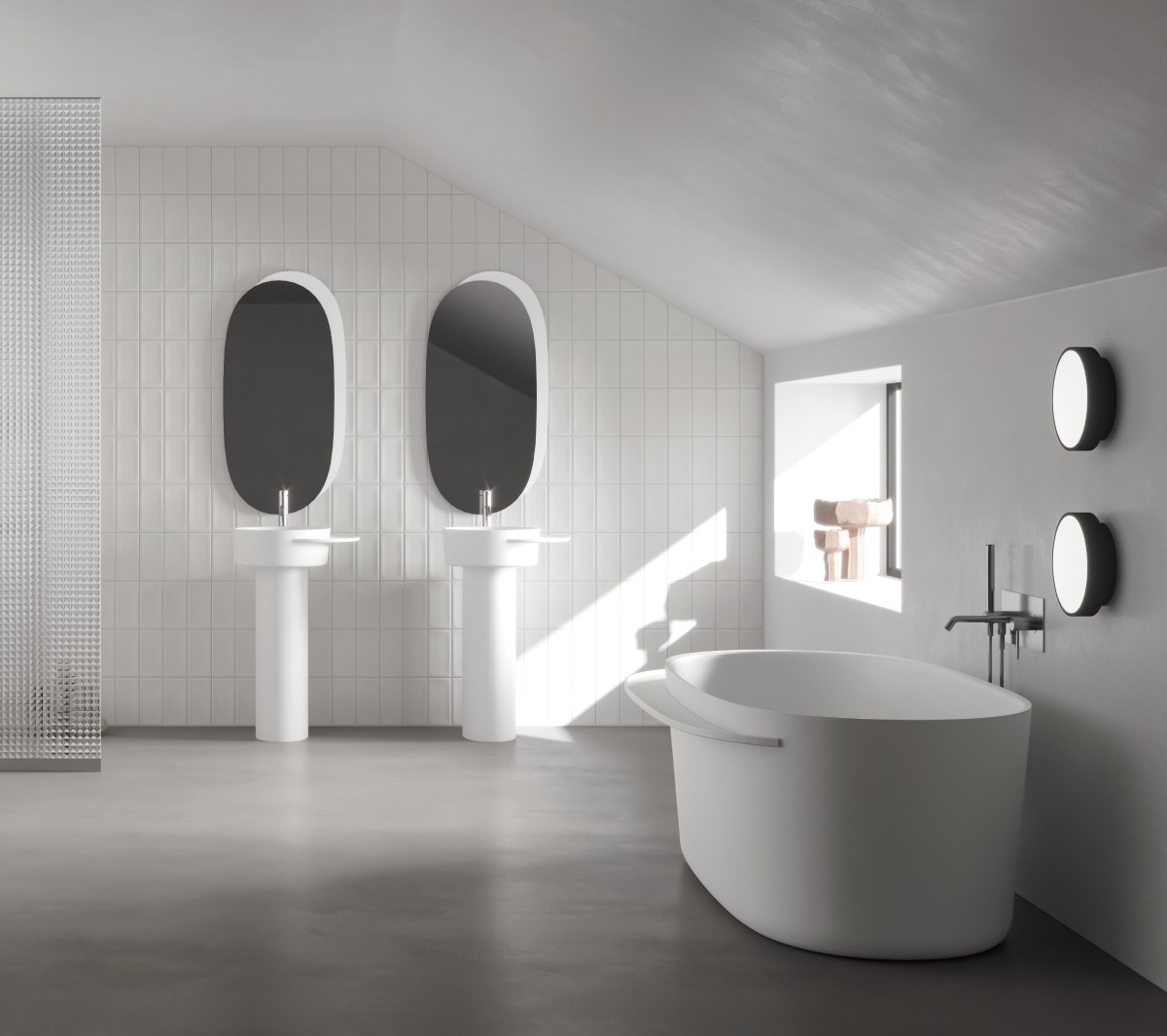 EXCONSTONDPLAT/ME Напольная раковина стоящая прямоугольная Ex.T Plateau - Вид №4