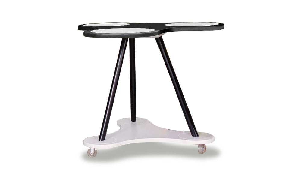 Детский игровой стол "Спинер" МАНДАРИН ПРОДЛЕНКА 178750 Белый;черный Santreyd  - Вид №2