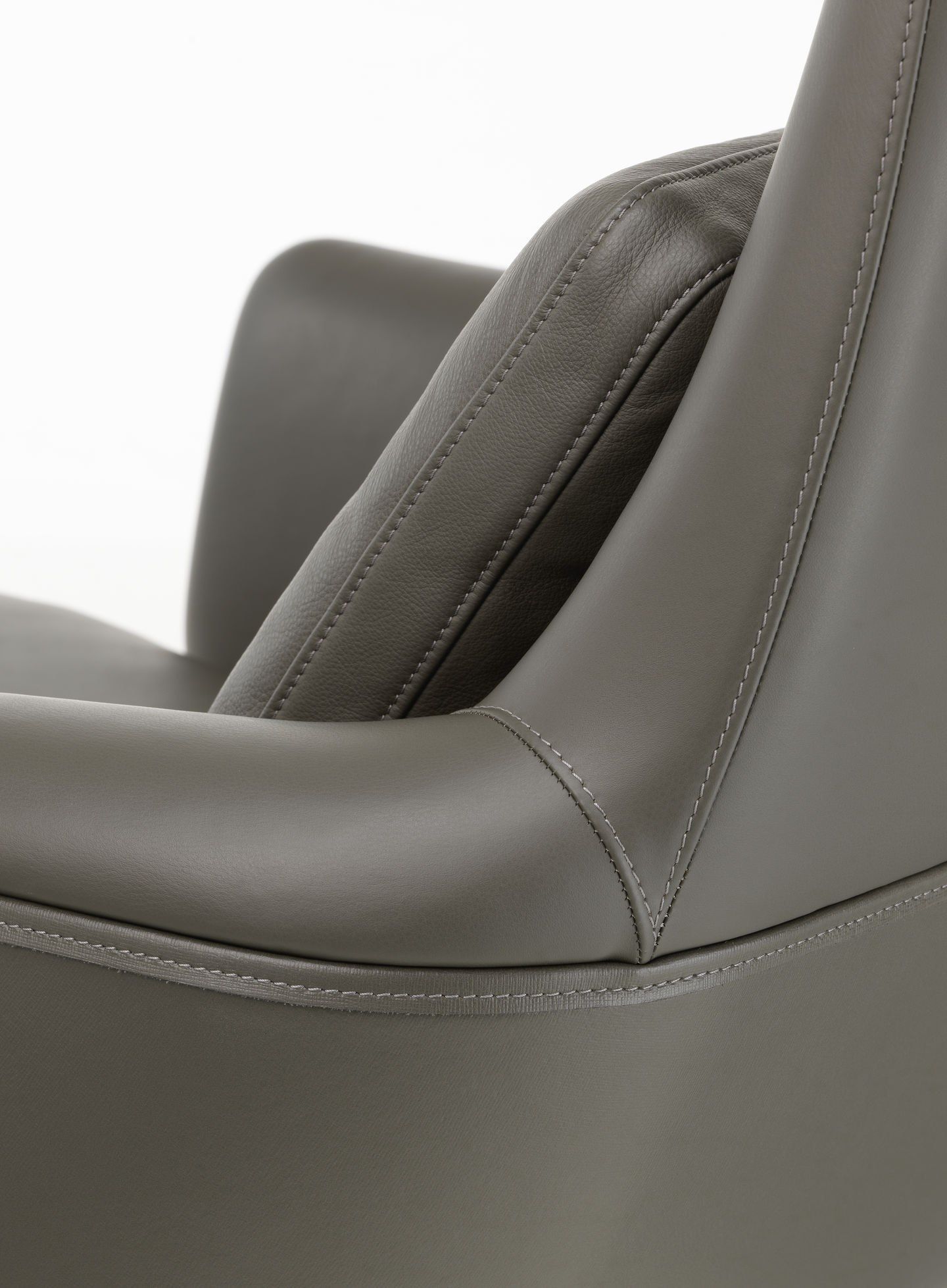 Кожаный спиц кресло с подголовником VITRA Grand Relax ARCH-00138583 - Вид №20