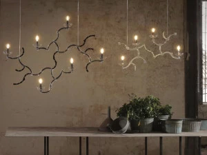 Karman Подвесной светильник из железа и стекла Ghebo