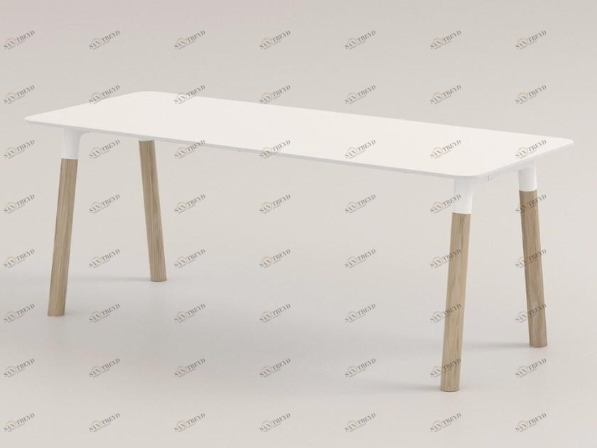 FANTONI Рабочий стол из массива дерева Woods F68dk100