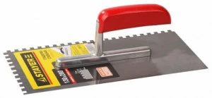 Гладилка стальная 130х280мм зуб 6х6 серия MASTER с деревянной ручкой Stayer