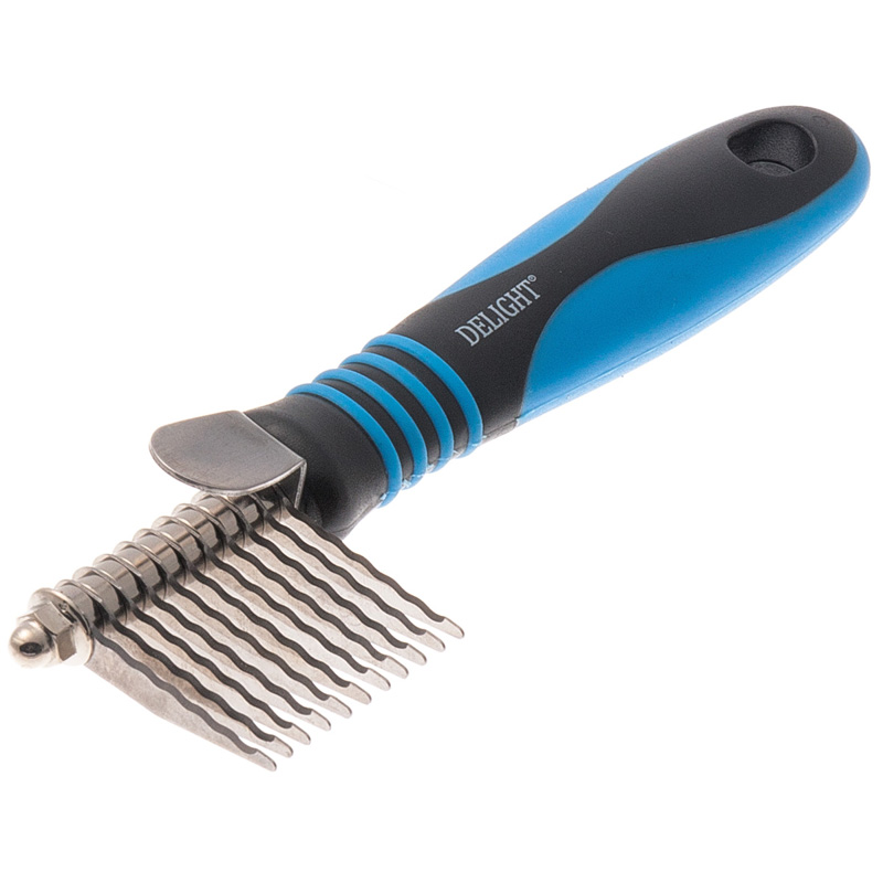 ПР0049835 Колтунорез боковой "мини" 11 лезвий прямой 4308111N DeLIGHT 