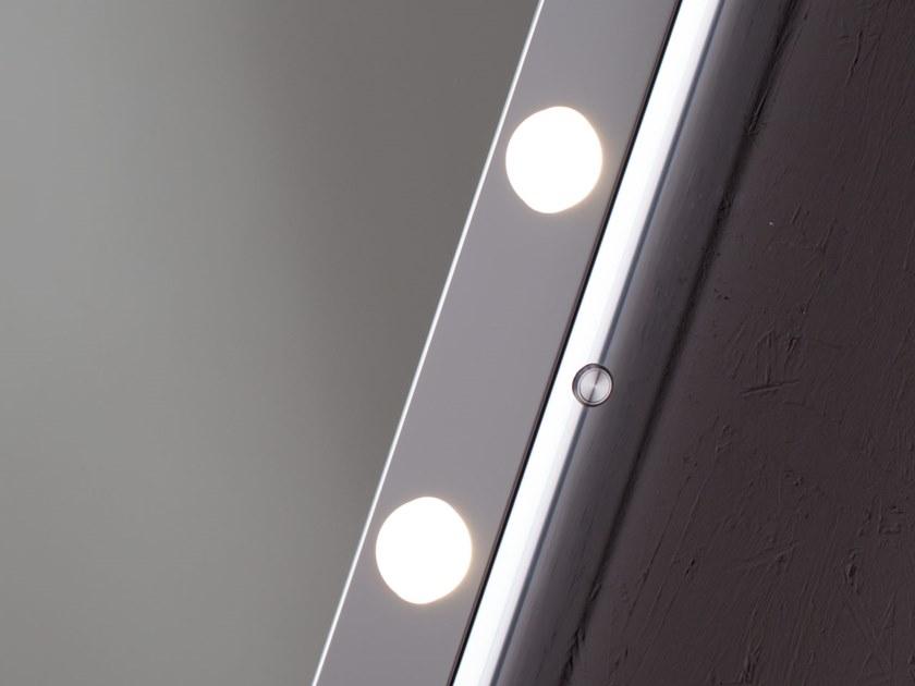 UNICA by Cantoni Прямоугольное настенное алюминиевое зеркало со встроенной подсветкой Sp sun-id-1478310 - Вид №3