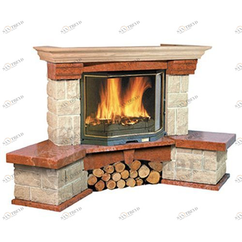 Каминная облицовка Bella Italia AKROPOL угловая 1844