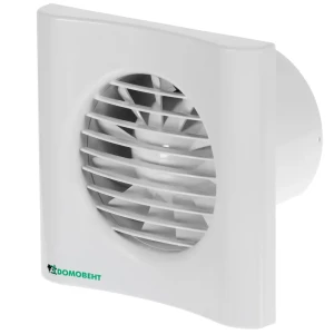 Вентилятор осевой вытяжной Вентс Тиша D100 мм 25 дБ 90 м³/ч обратный клапан цвет белый