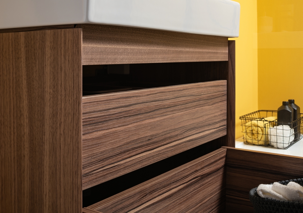 Тумба с раковиной Aquanet Нью-Йорк 60 орех 0020394500198206 - Вид №8