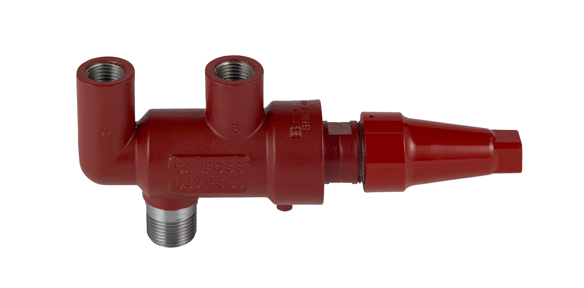 Danfoss DSV — многоходовые запорные клапаны для предохранительных клапанов DSV 2 Клапан запорный двойной 148F3006  - Вид №2