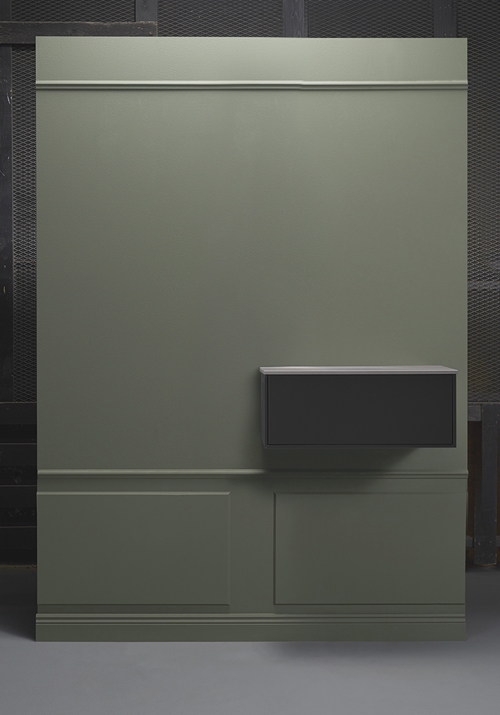 1590151 Крайный Боковой Модуль 600 Серый Антрацит Hafa  Антрацитовый 