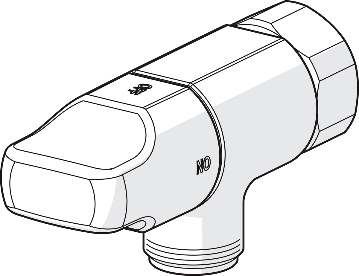 Oras 105001 Клапан стиральной машины, G3/4 x G1/2 105001  Хром  - Вид №1