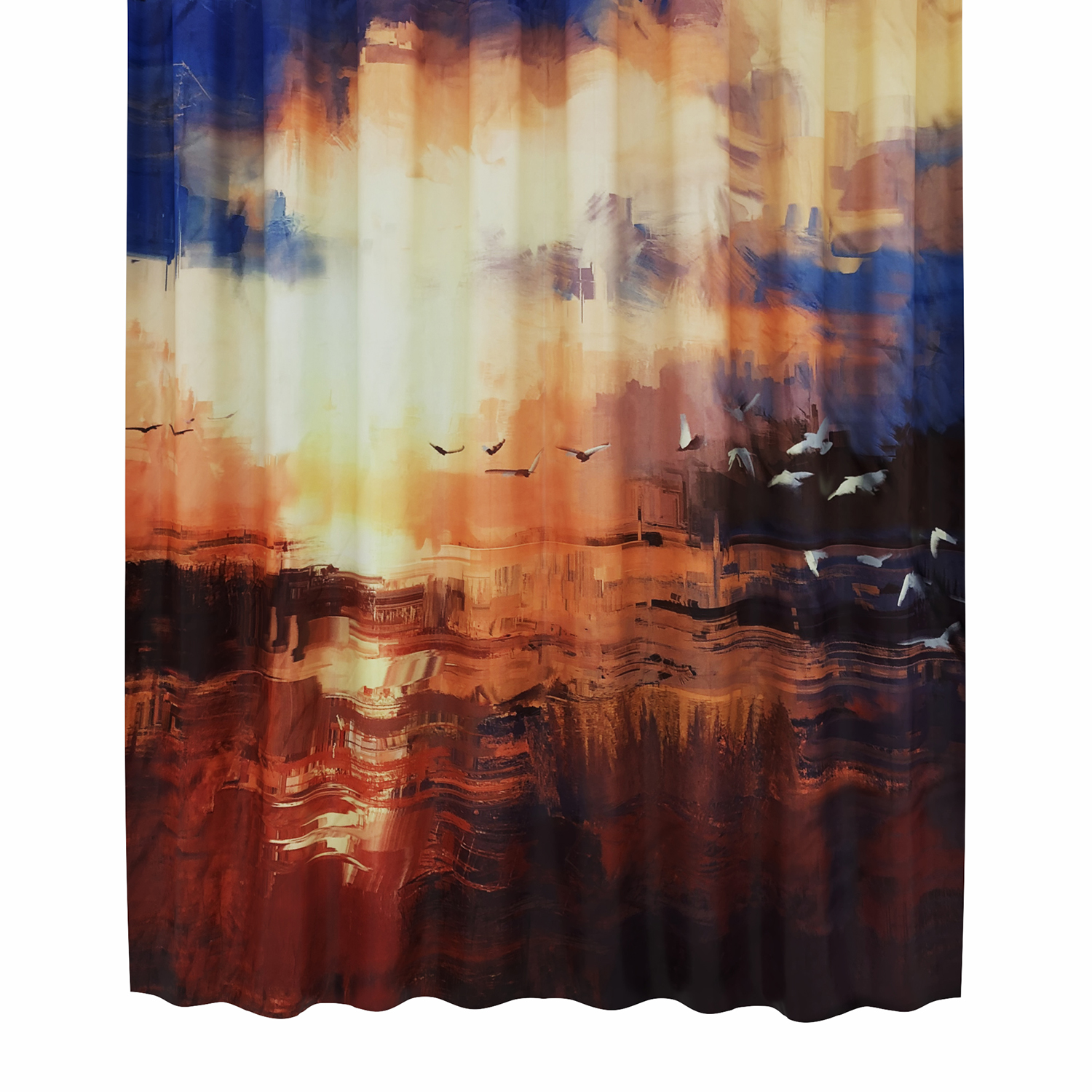 SC-70103 Ammer Шторка для ванной WasserKRAFT  - Вид №1