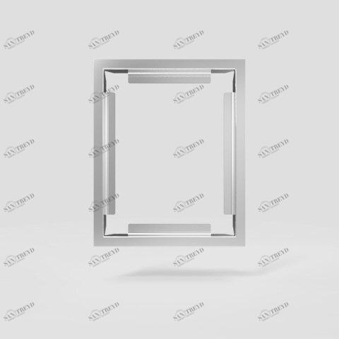 SANIT 223453000100032 Санит писсуаров рама 6 мм из полированной нержавеющей стали 