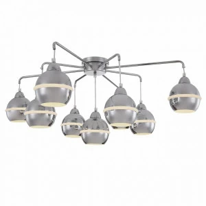 Светильник потолочный на 9 ламп хром Tommasa FR5004CL-09CH FREYA MODERN 00-3957026 Хром