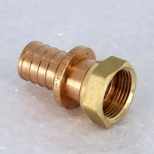 Муфта надвижная В бронза REHAU 32х1" RX бронза с накидной гайкой