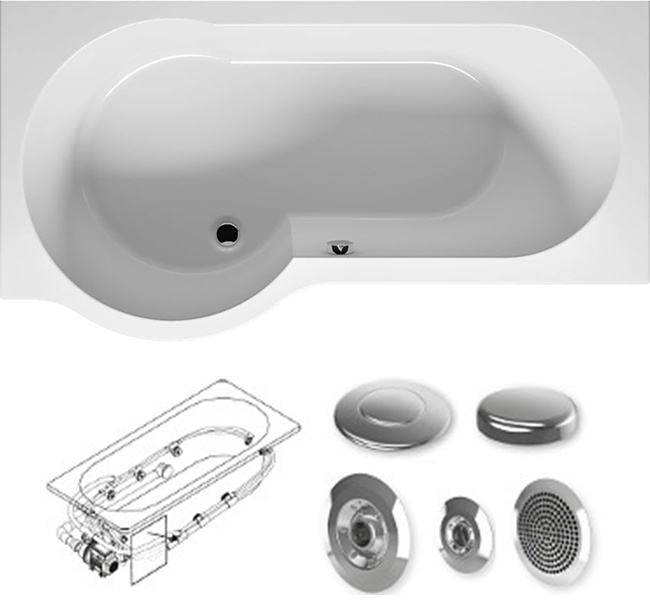 BA8000500000000_hit1 Ванна Riho Dorado Santreyd - Вид №6