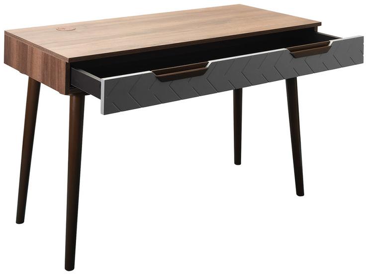 1481 Стол рабочий Сканди Грей R-HOME 4003454h_Грей - Вид №1