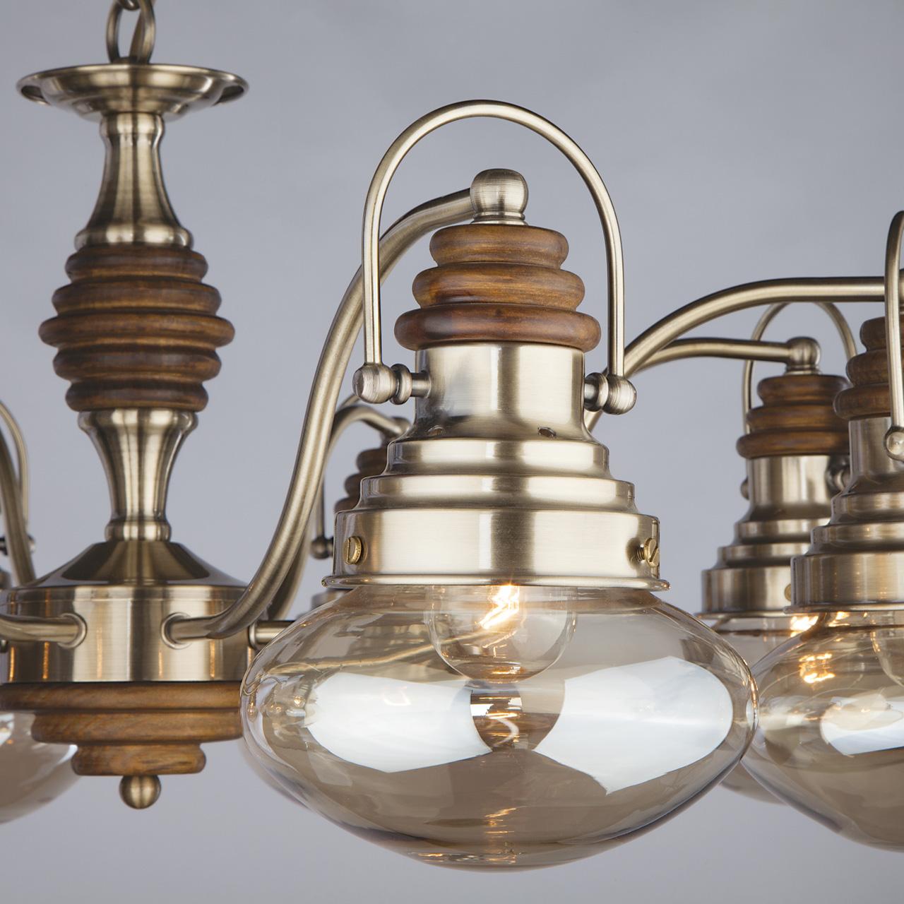 Подвесная люстра Bogates Gustavo 266/8 BOGATES ДИЗАЙНЕРСКИЕ, GUSTAVO 186253 Бронза  - Вид №1