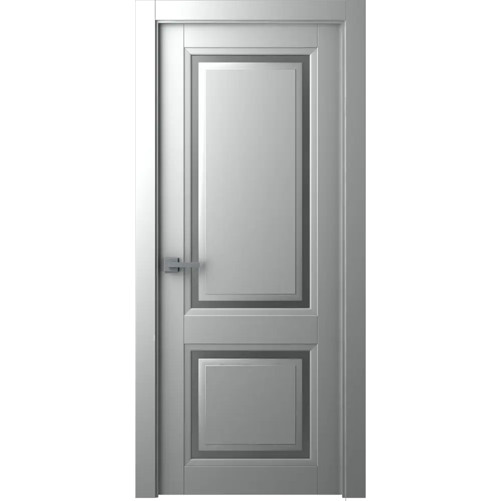 Дверь межкомнатная глухая Аурум 2 эмаль серый 2200x700 мм BELWOODDOORS STLM-2138486