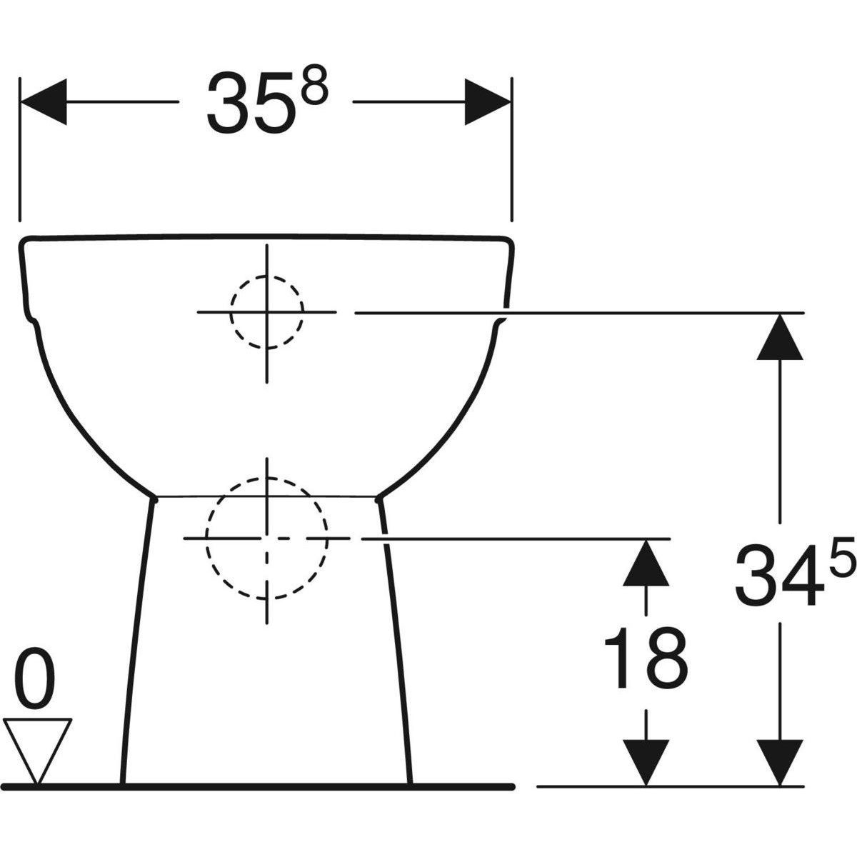 Туалет для ванной комнаты Geberit Selnova ARCH-00032016 - Вид №6
