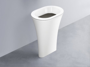 AMLA65-BL+AMPILO-FN+AMCOLO-BL Раковина Amedeo Ovale отдельностоящая cielo Enjoy + Amedeo