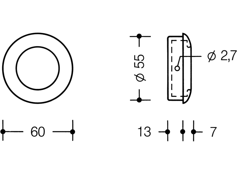 538.60ML впускной кожух HEWI USA Produkte  - Вид №19