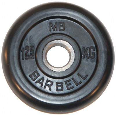 Диск обрезиненый черный mb barbell mb26-1,25 MB Barbell sun-id-2067877 - Вид №1