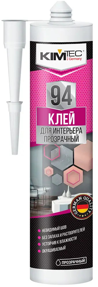 90586321 Монтажный клей Kim Tec 94 прозрачный 280мл STLM-0296305