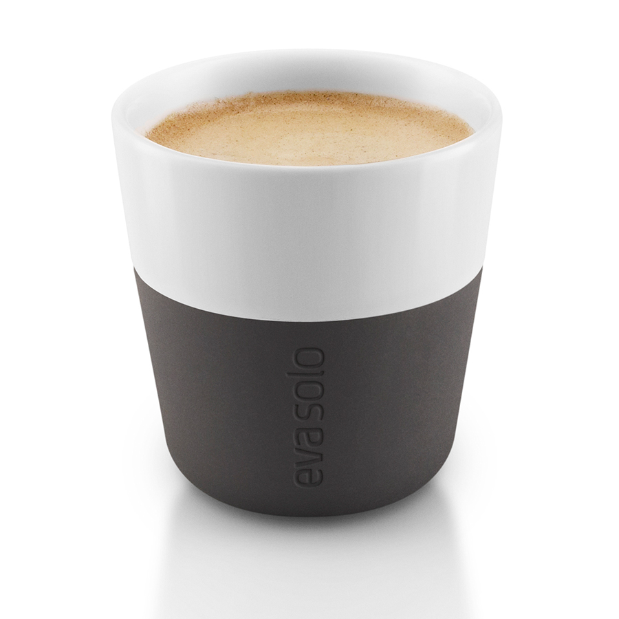 501001 Набор чашек для эспрессо, 80 мл, черный, 2 шт. Eva Solo 