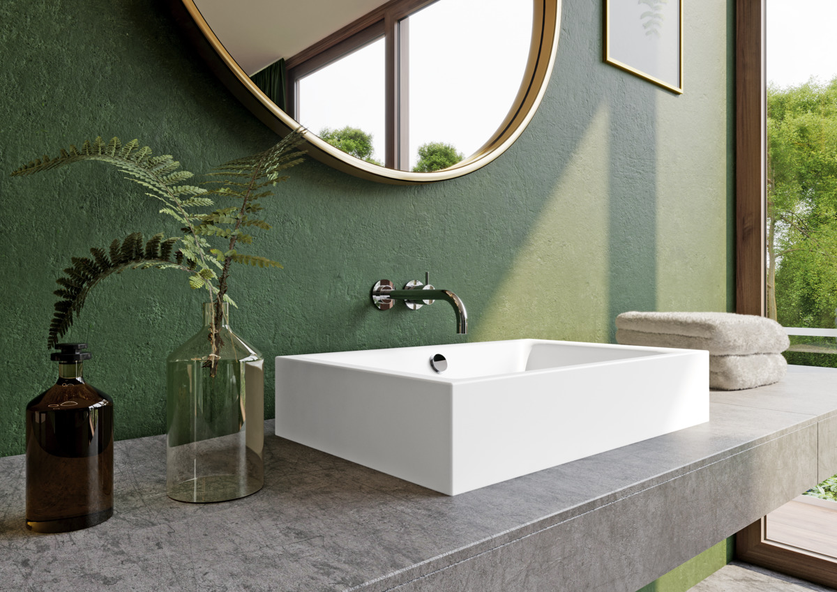 Умывальник KALDEWEI Сталь эмалированная 3175 282 холодный серый 90 31753083282 - Вид №2