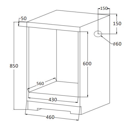 9047522 Электрический духовой шкаф DEXP 1YLO45DS серебристый STDN-0067699 - Вид №11