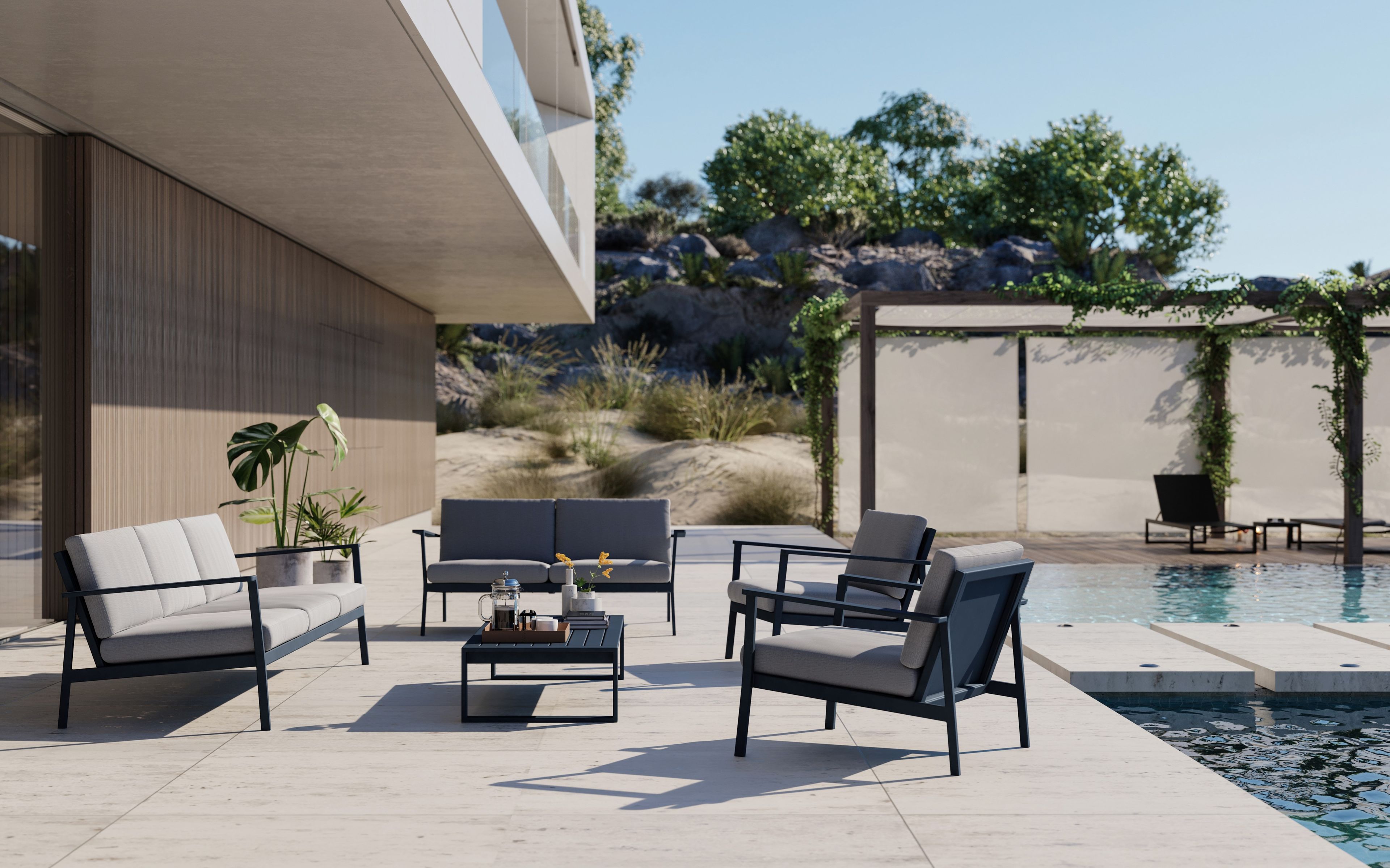 Садовое кресло в Sunbrella® Case Eos ARCH-00054250 - Вид №9