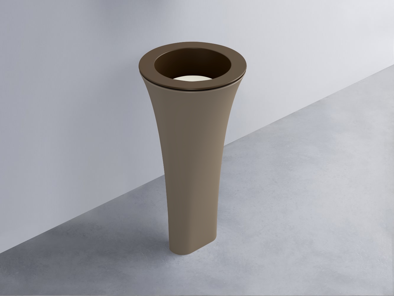 AMLA45-CA+AMPILT-TL+AMCOLT-AN Раковина Amedeo Tondo отдельностоящая cielo Enjoy + Amedeo Ceramica Cielo
