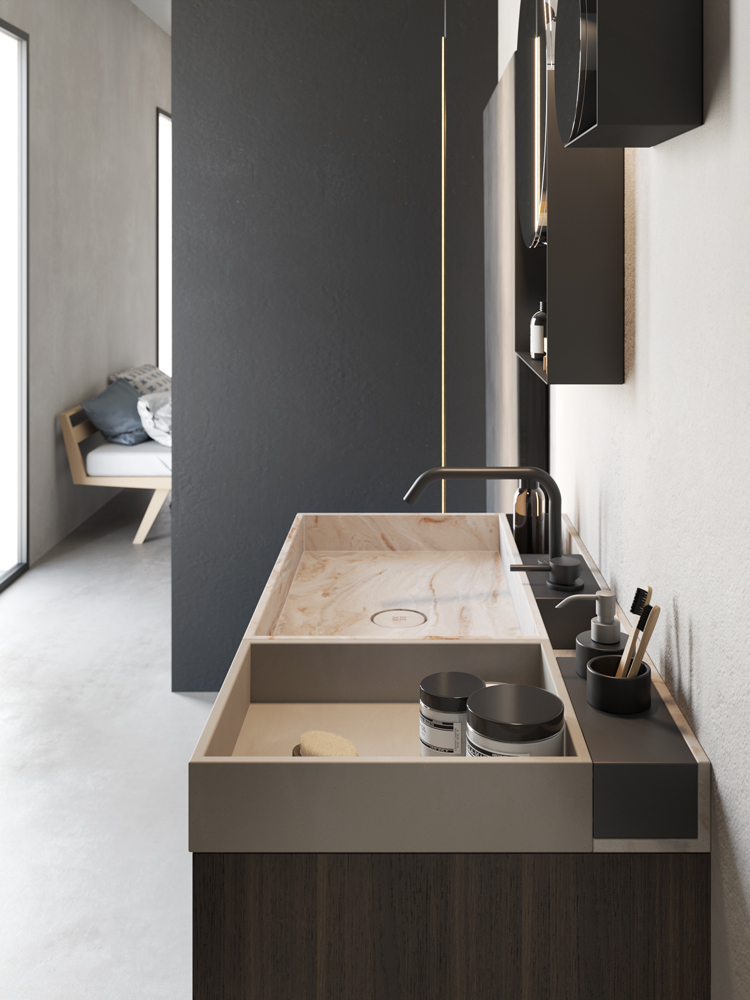 Rexa Design Умывальник с органайзером и подносами REXA-ST295  - Вид №1