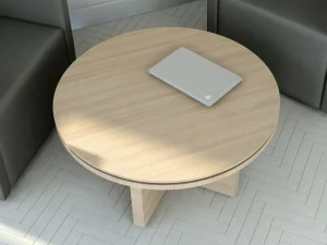 MDD Круглый журнальный столик из меламина Status