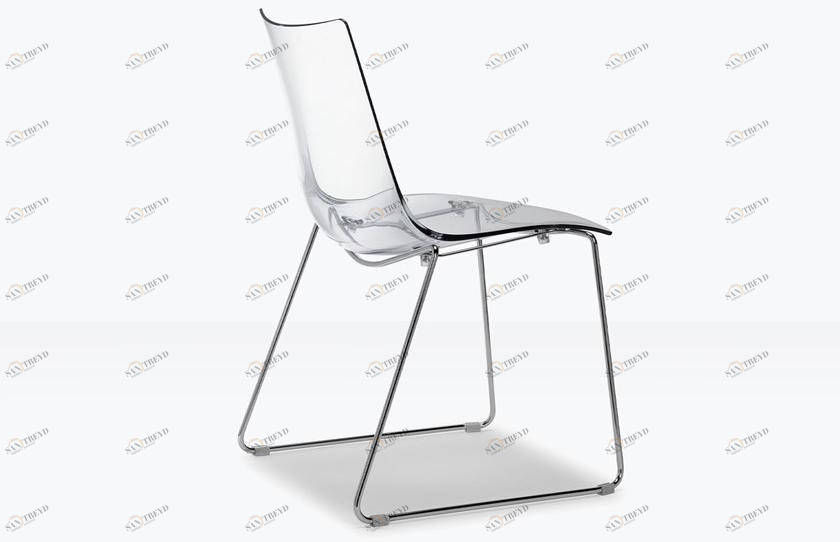 SCAB DESIGN Штабелируемый стул на салазках из поликарбоната Zebra 2274.