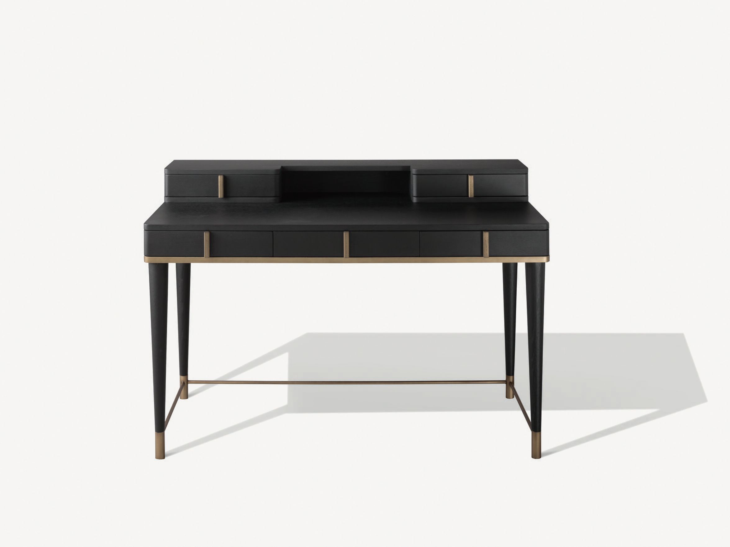 Деревянный письменный стол с металлическим декором OASIS шашки ARCH-00061476