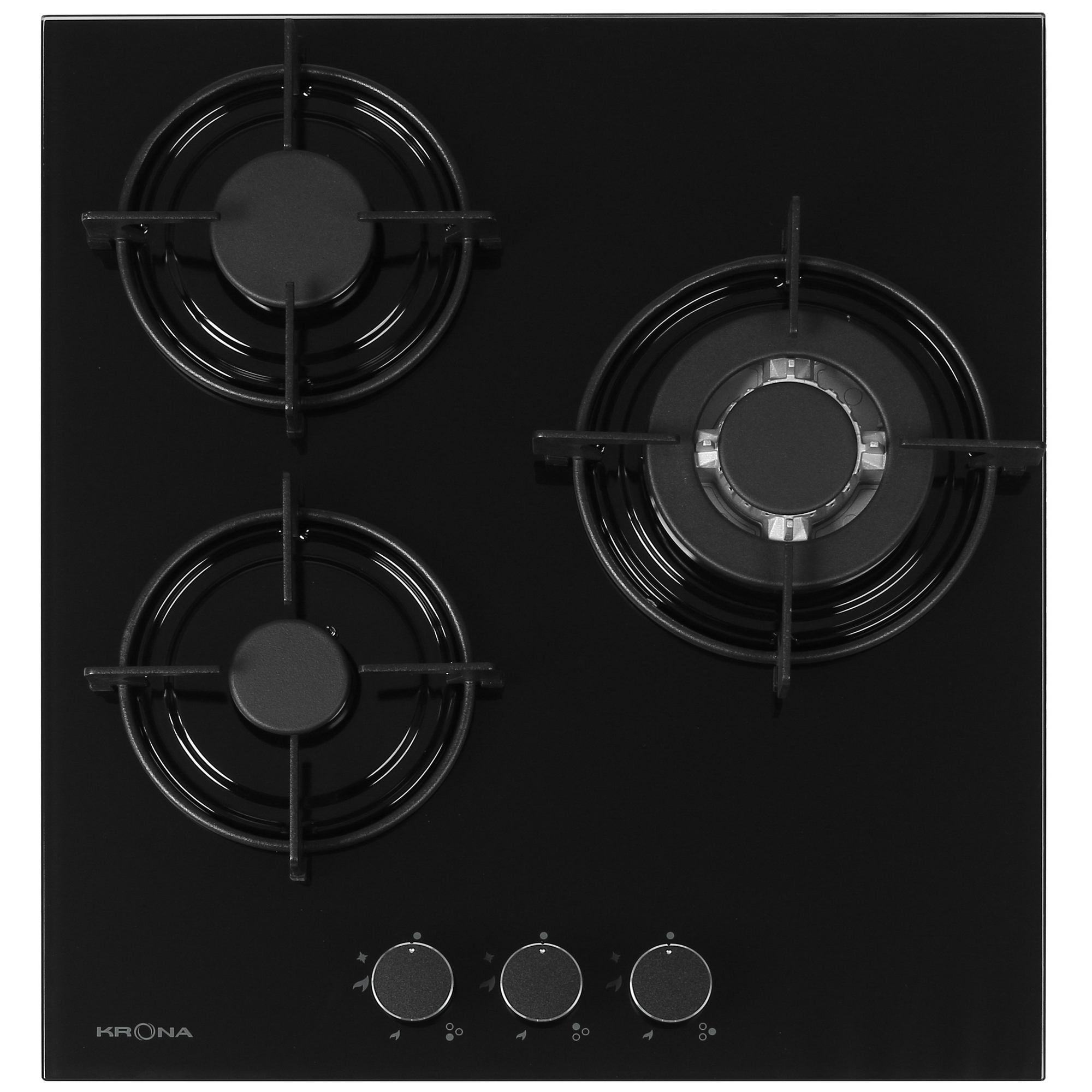 5046437 Газовая варочная поверхность KRONA FELICE 45 BL KRONA1 STDN-0105979