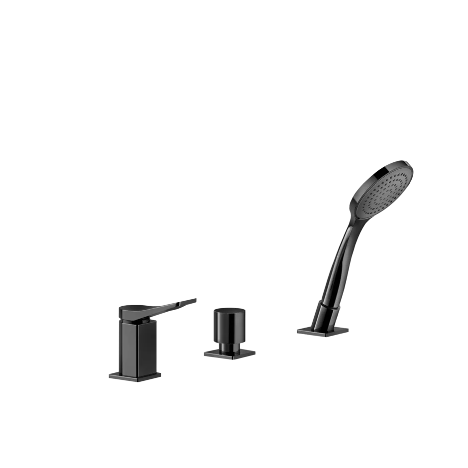 Смеситель для ванны 59043 706 Gessi Rilievo ЧЕРНЫЙ МЕТАЛЛ PVD 59043706