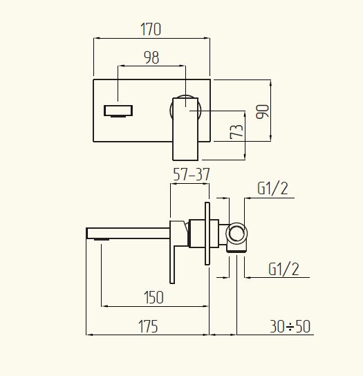 25396 Смеситель Migliore Kvant  - Вид №1