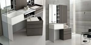 Toscoquattro Тумба 120 см под раковину с вырезом под слив ELEMENTS серая