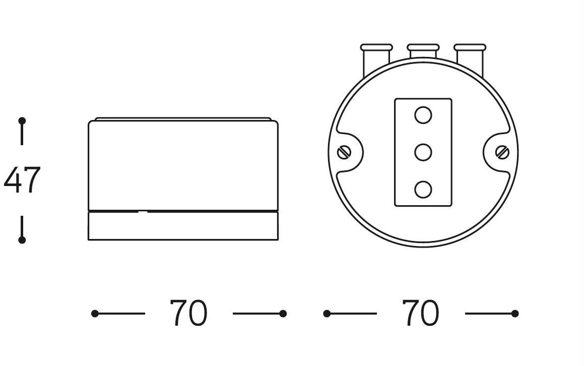 Aldo Bernardi Коробка для электромонтажа из керамики Mimosa sun-id-1435257 - Вид №1