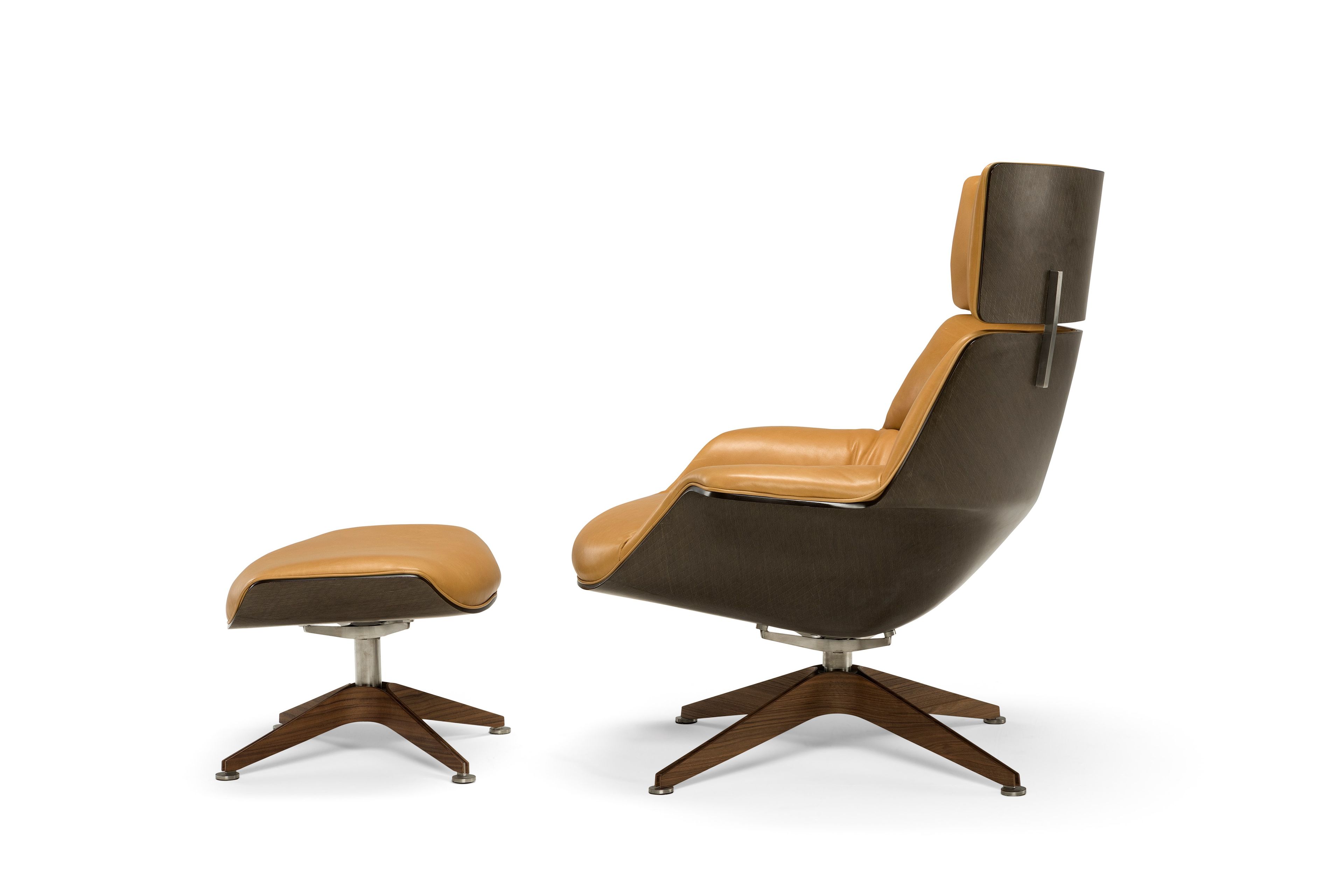 Спицевое вращающееся кресло с высокой спинкой Amura Coach ARCH-00090811 - Вид №23